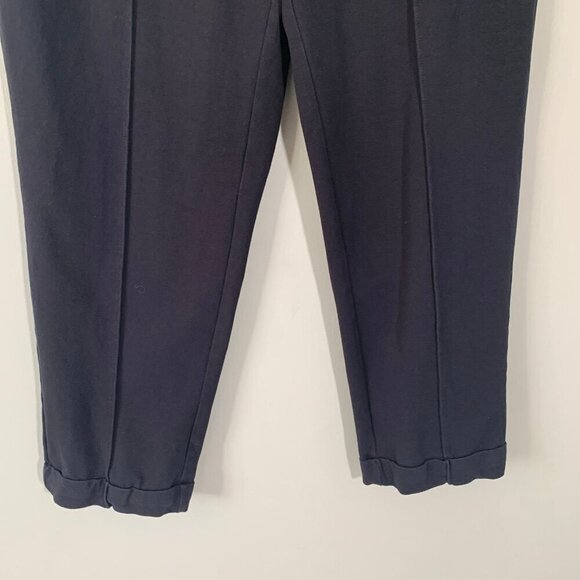 Lands' End starfish straight‎ leg pin tuck casual career crop length pants - Picture 4 of 12